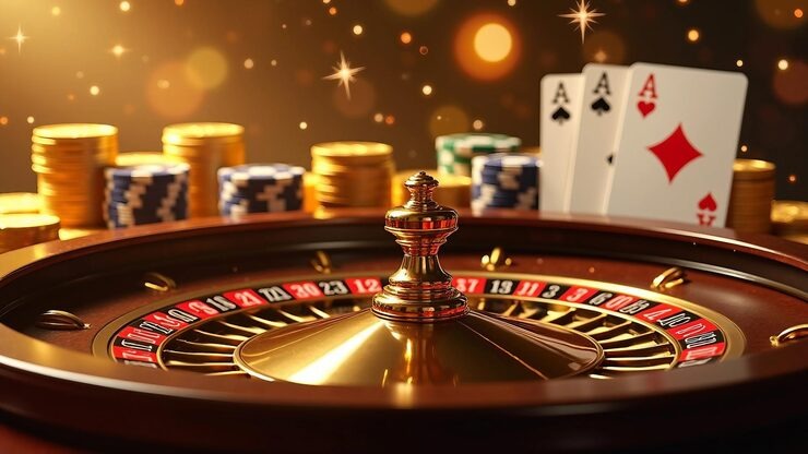 Live dealer studio with multiple camera angles